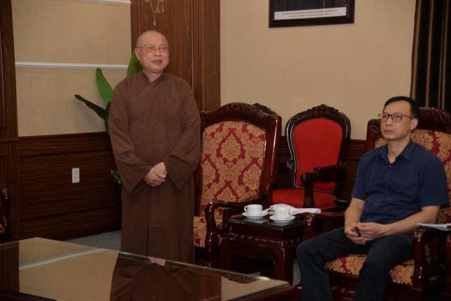 Hòa thượng Thích Thanh Giác phát biểu Hòa thượng Thích Thanh Giác phát biểu