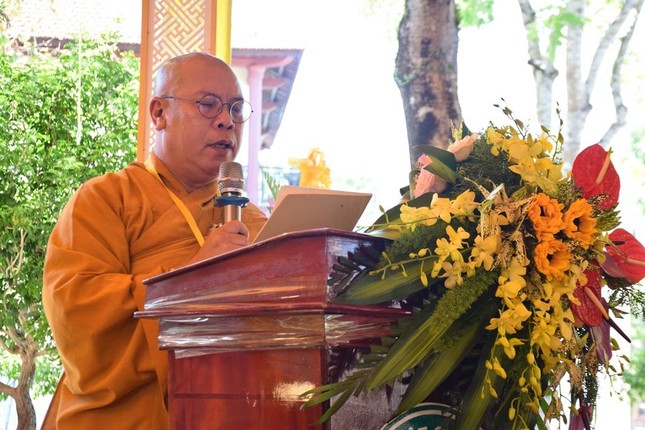 Đại đức Thích Đạo Không báo cáo số lượng giới tử Đại đức Thích Đạo Không báo cáo số lượng giới tử