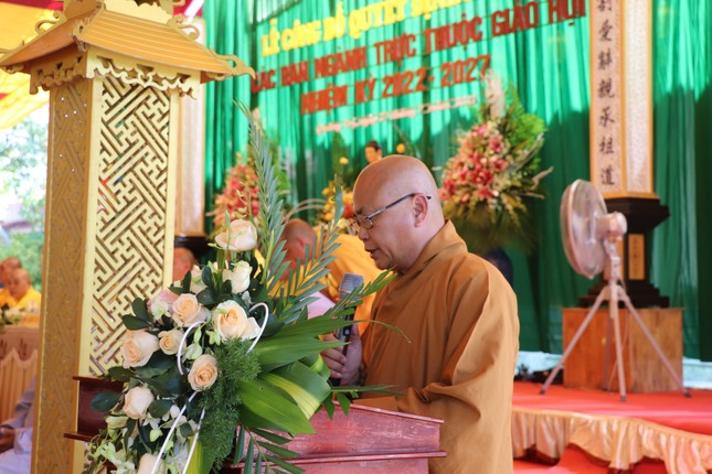 Thượng tọa Thích Quảng Thiện phát biểu khai mạc Thượng tọa Thích Quảng Thiện phát biểu khai mạc