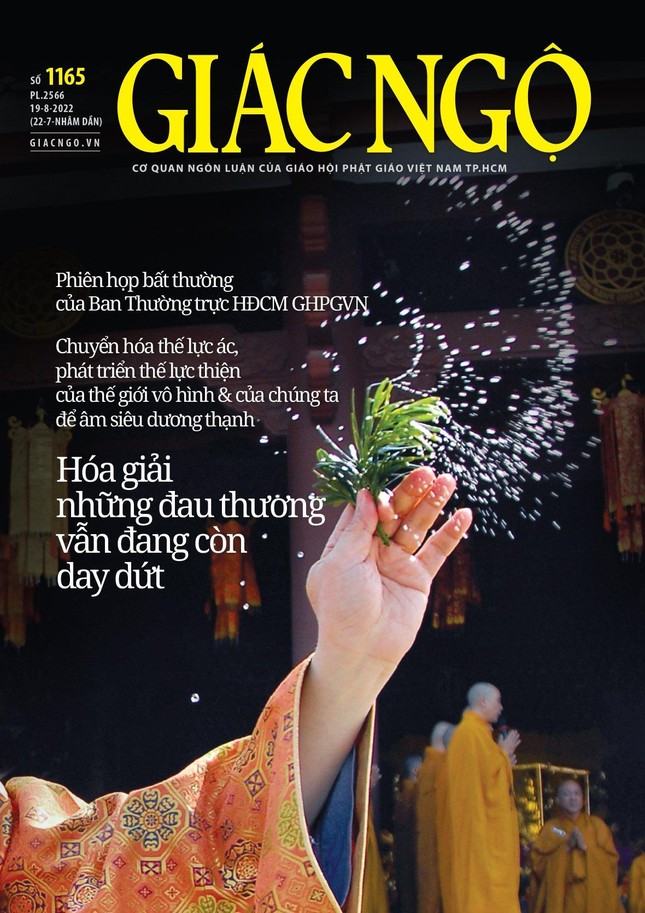 Bìa báo Giác Ngộ số 1165 - Mỹ thuật: Tống Viết Diễn