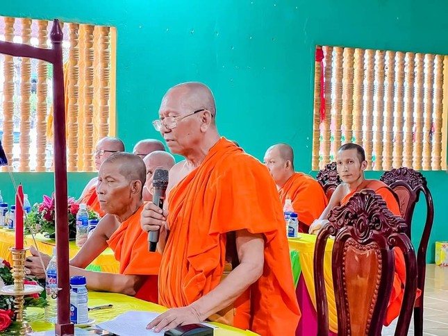 Hòa thượng Thạch Sok Xane phát biểu