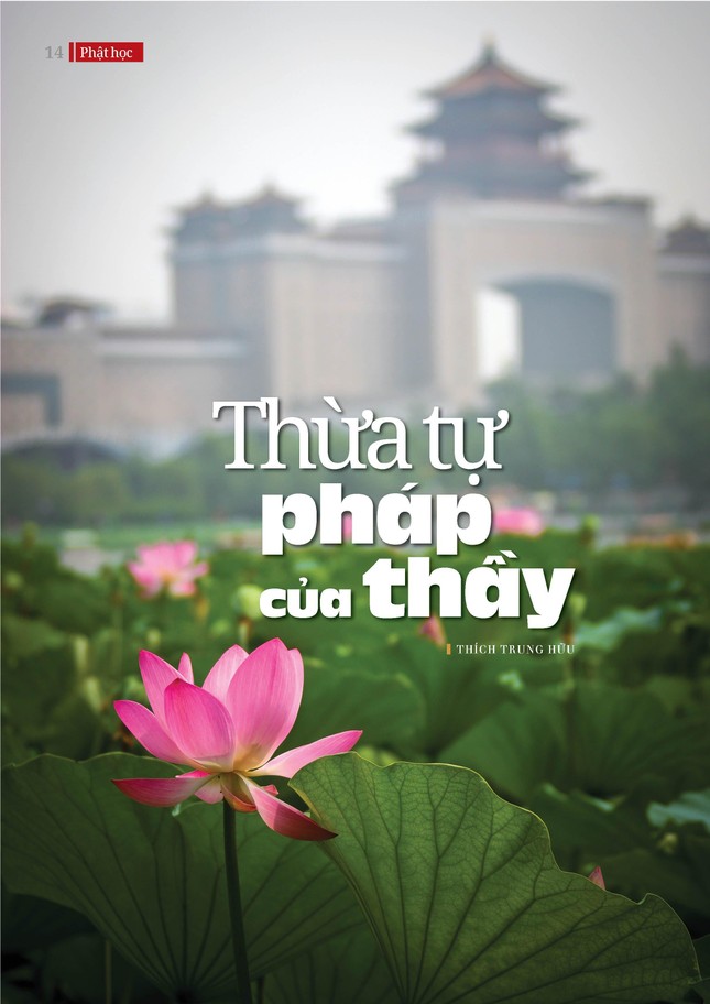 Bài trên Báo Giác Ngộ số 1167 - Thiết kế: Phòng Mỹ thuật BGN/Tống Viết Diễn