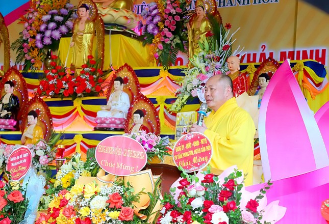 Thượng tọa Thích Tâm Định phát biểu khai mạc Thượng tọa Thích Tâm Định phát biểu khai mạc