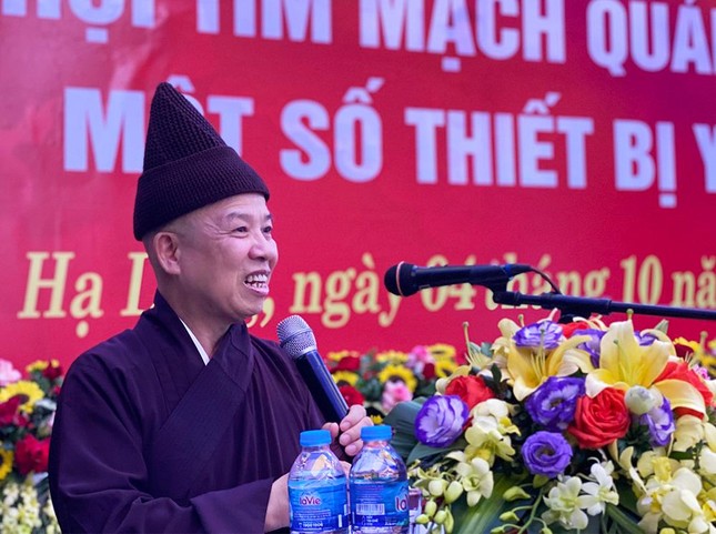 Hòa thượng Thích Thanh Quyết phát biểu Hòa thượng Thích Thanh Quyết phát biểu