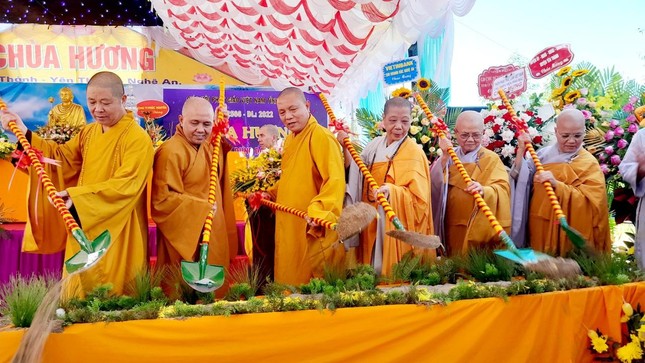 Chính thức khởi công xây dựng ngôi đại hùng bảo điện chùa Hương