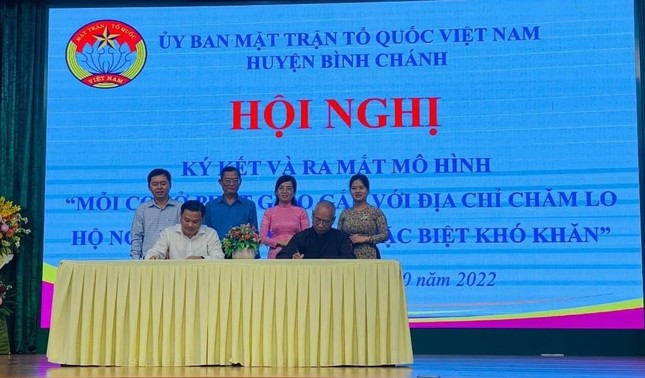 Ban Trị sự GHPGVN huyện Bình Chánh và Ban Thường trực Ủy ban MTTQVN huyện đã ký kết phối hợp công tác Ban Trị sự GHPGVN huyện Bình Chánh và Ban Thường trực Ủy ban MTTQVN huyện đã ký kết phối hợp công tác
