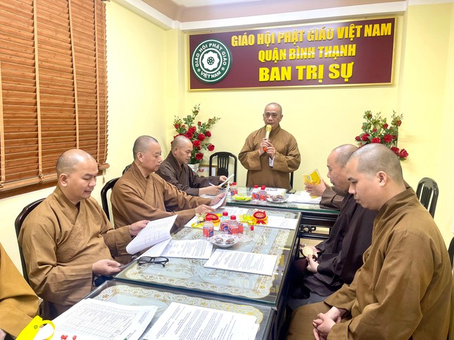 Thượng tọa Thích Tâm Chơn triển khai các công tác Phật sự cuối năm 2022