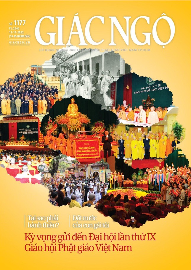 Bìa báo Giác Ngộ số 1177 - Mỹ thuật: Tống Viết Diễn