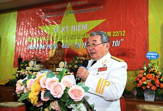 Cư sĩ Phúc Tùng - Nguyễn Bằng Lâm đọc diễn văn khai mạc Cư sĩ Phúc Tùng - Nguyễn Bằng Lâm đọc diễn văn khai mạc