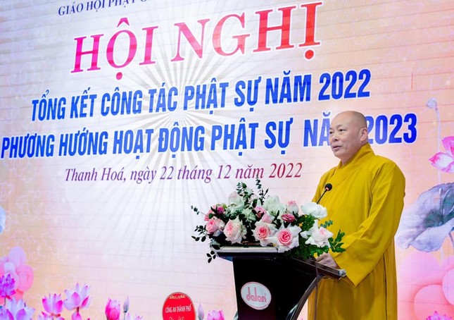 Thượng tọa Thích Tâm Định phát biểu khai mạc