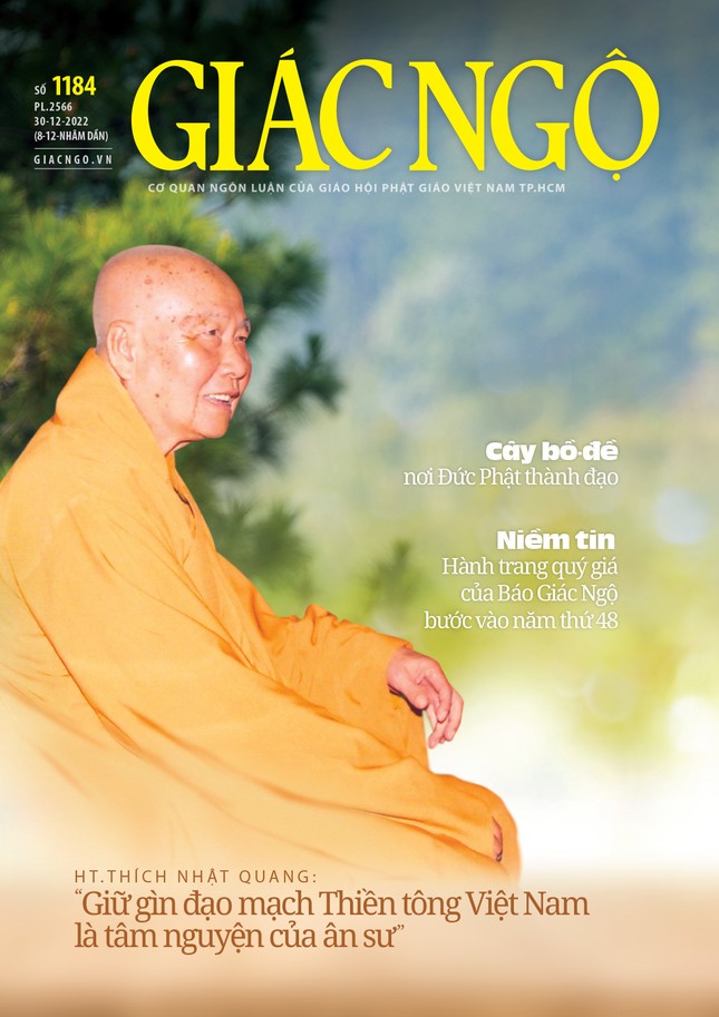 Bìa báo Giác Ngộ số 1184 - Mỹ thuật: Tống Viết Diễn Bìa báo Giác Ngộ số 1184 - Mỹ thuật: Tống Viết Diễn