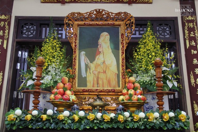 Di ảnh cố Đại lão Hòa thượng Thích Mật Hiển được tôn trí tại tổ đình Từ Đàm