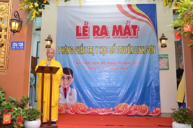 Thượng tọa Thích Đức Huệ phát biểu khai mạc Thượng tọa Thích Đức Huệ phát biểu khai mạc