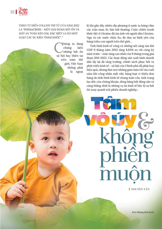 Bài đăng trên Giai phẩm Xuân Quý Mão 2023 - Thiết kế: Phòng Mỹ thuật BGN/Tống Viết Diễn Bài đăng trên Giai phẩm Xuân Quý Mão 2023 - Thiết kế: Phòng Mỹ thuật BGN/Tống Viết Diễn