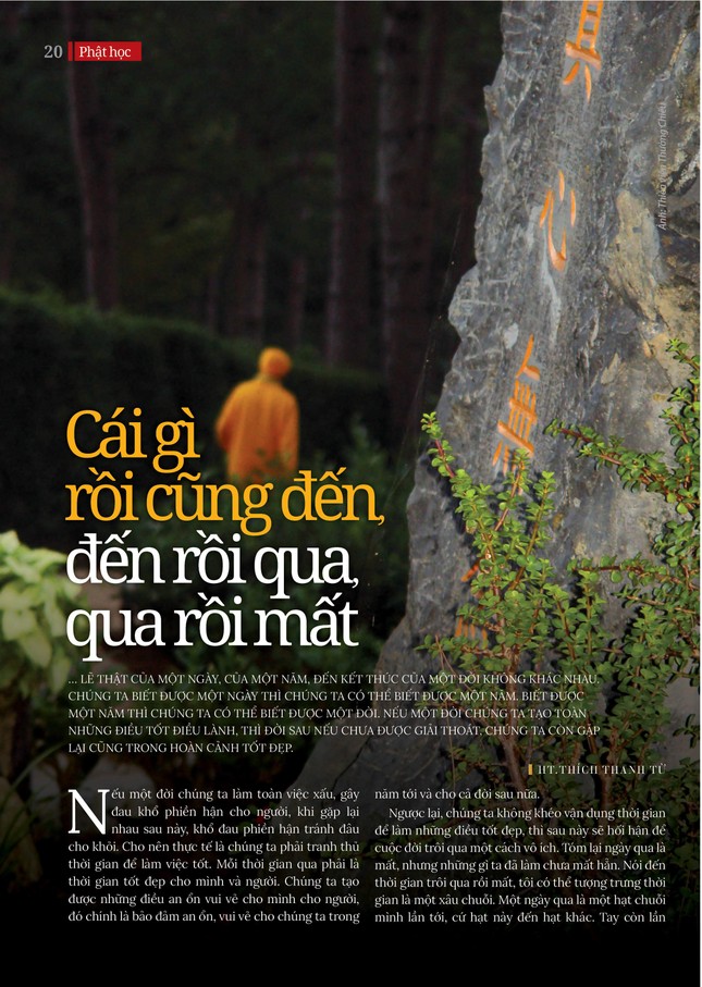 Bài trên Báo Giác Ngộ số 1184 - Thiết kế: Phòng Mỹ thuật BGN/Tống Viết Diễn