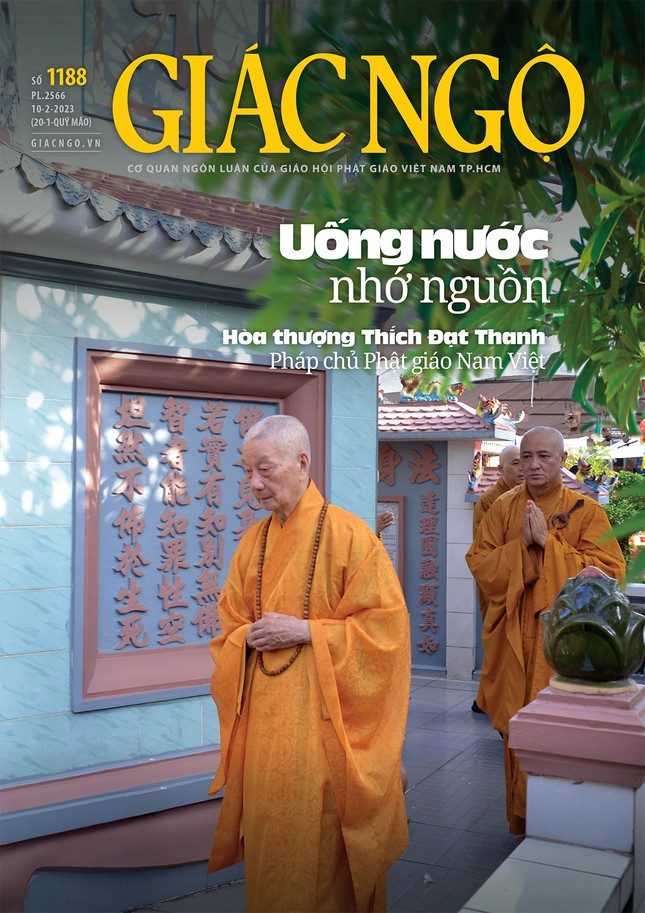 Bìa báo Giác Ngộ số 1188 - Mỹ thuật: Tống Viết Diễn