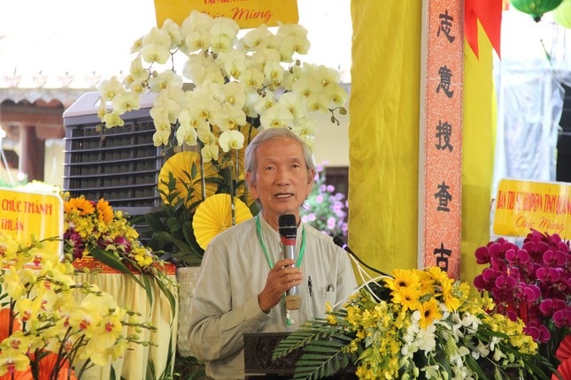 Nhà nghiên cứu Nhật Cao Trần Đình Sơn trình bày tham luận