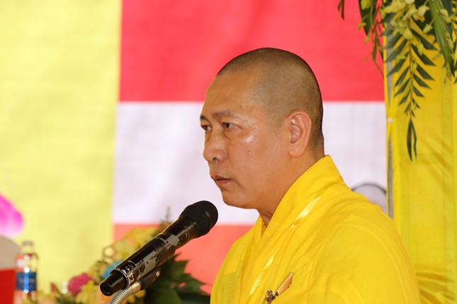 Đại đức Thích Từ Nguyện phát biểu khai mạc Đại đức Thích Từ Nguyện phát biểu khai mạc