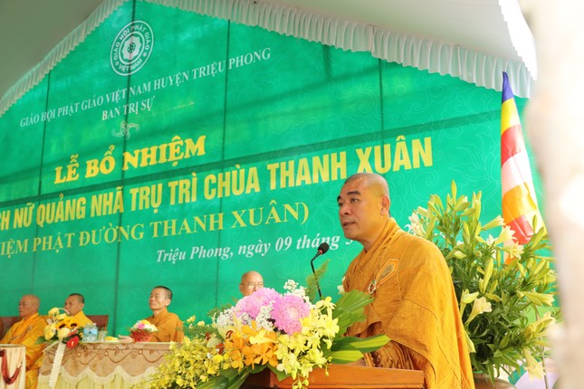 Đại đức Thích Nguyên Mãn phát biểu khai mạc Đại đức Thích Nguyên Mãn phát biểu khai mạc