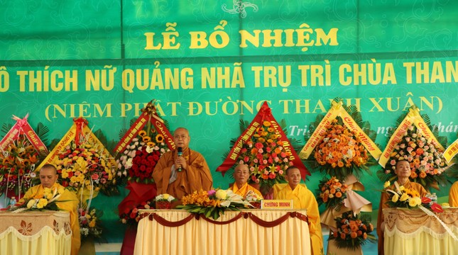 Thượng tọa Thích Quảng Thiện đạo từ Thượng tọa Thích Quảng Thiện đạo từ