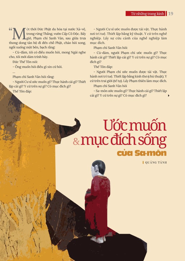 Bài trên Báo Giác Ngộ số 1204 - Thiết kế: Phòng Mỹ thuật BGN/Tống Viết Diễn