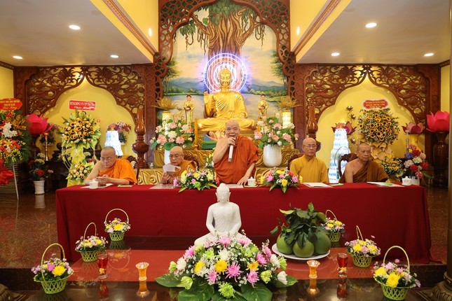 Hòa thượng Thích Thiện Tâm phát biểu Hòa thượng Thích Thiện Tâm phát biểu
