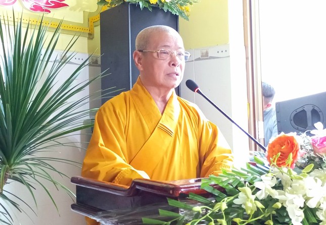 Hòa thượng Thích Trí Minh phát biểu Hòa thượng Thích Trí Minh phát biểu