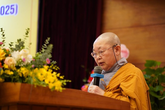 Ni trưởng Thích Đàm Thành phát biểu khai mạc
