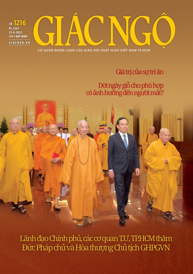 Bìa Báo Giác Ngộ số 1216 - Mỹ thuật: Tống Viết Diễn Bìa Báo Giác Ngộ số 1216 - Mỹ thuật: Tống Viết Diễn