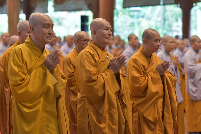 Môn hạ đệ tử thành tâm đảnh lễ Hòa thượng tôn sư