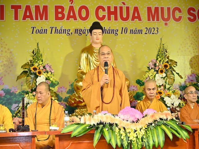 Thượng toạ Thích Thanh Vân ban đạo từ Thượng toạ Thích Thanh Vân ban đạo từ