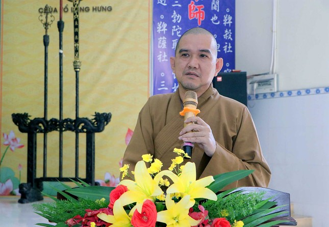 Thượng tọa Thích An Trí phát biểu Thượng tọa Thích An Trí phát biểu