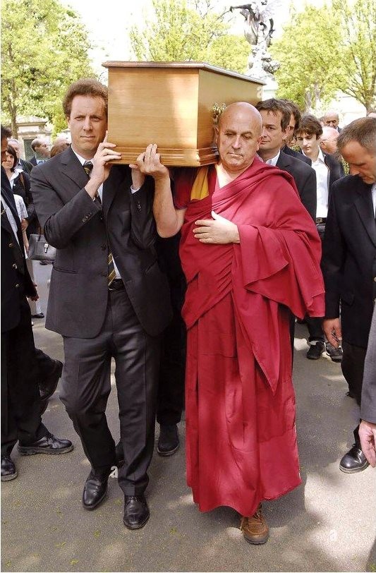 Thầy Matthieu Ricard đưa tiễn thân phụ - nhà triết học J.François Revel