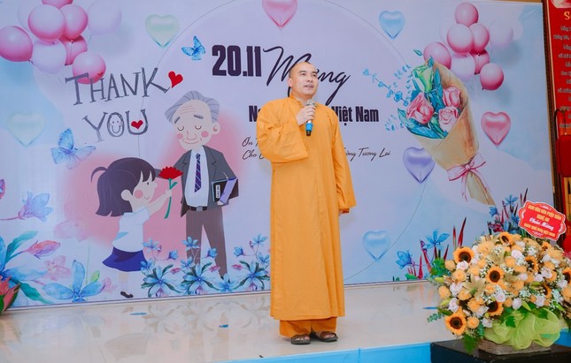 Đại đức Thích Tuệ Minh phát biểu