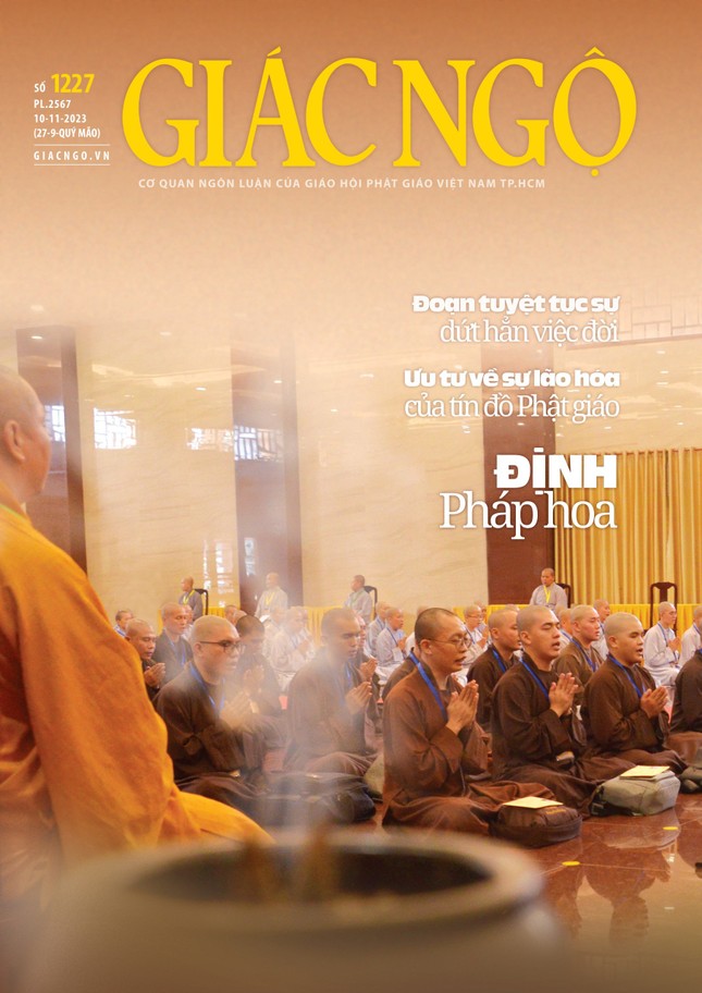 Bìa Báo Giác Ngộ số 1227 - Mỹ thuật: Tống Viết Diễn Bìa Báo Giác Ngộ số 1227 - Mỹ thuật: Tống Viết Diễn