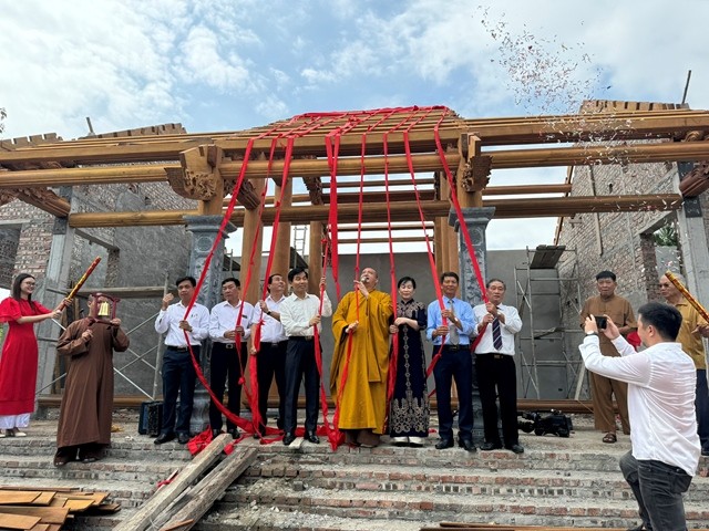 Lễ an vị long cốt ngôi tổ đường chùa Phúc Hậu Lễ an vị long cốt ngôi tổ đường chùa Phúc Hậu