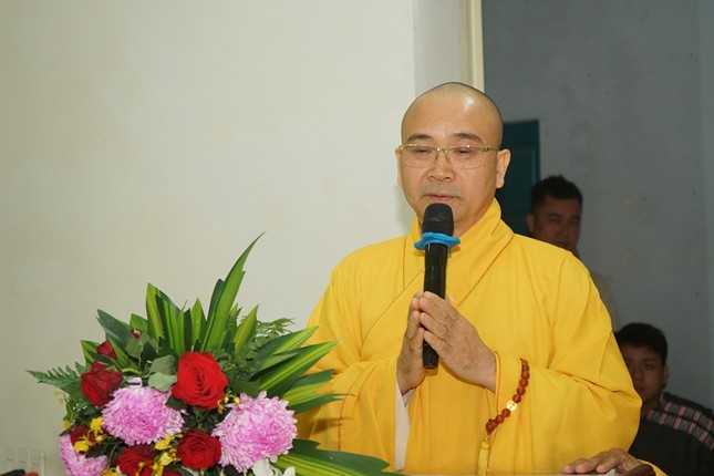 Thượng tọa Thích Thông Đạt phát biểu khai mạc Thượng tọa Thích Thông Đạt phát biểu khai mạc