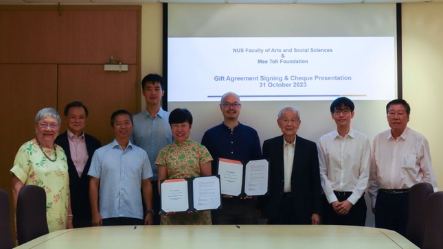 Quỹ Mee Toh tài trợ để mời giáo sư thỉnh giảng về chuyên ngành Phật học tại NUS Quỹ Mee Toh tài trợ để mời giáo sư thỉnh giảng về chuyên ngành Phật học tại NUS