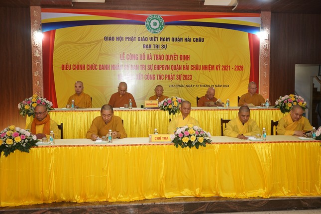 Chư tôn đức chứng minh, chủ tọa hội nghị