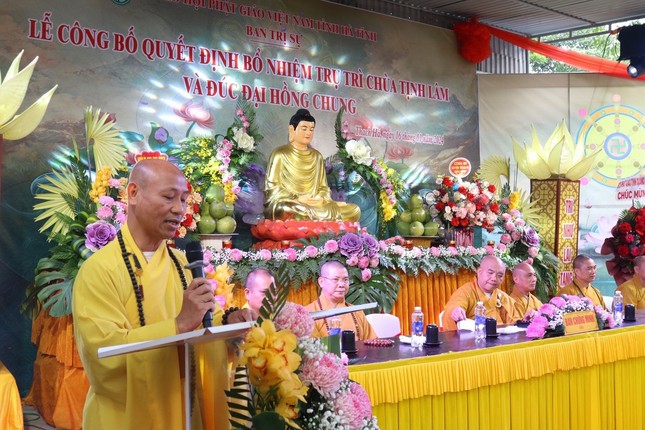 Thượng tọa Thích Thiện Nhơn phát biểu khai mạc Thượng tọa Thích Thiện Nhơn phát biểu khai mạc