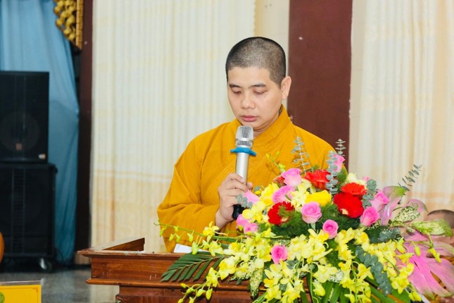 Đại đức Thích Đồng Hạnh trình phương hướng hoạt động 6 tháng đầu năm 2024