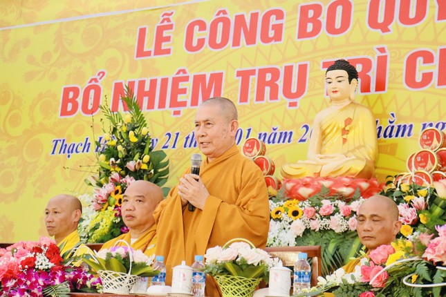 Đại đức Thích Trúc Thông Phổ ban huấn từ Đại đức Thích Trúc Thông Phổ ban huấn từ