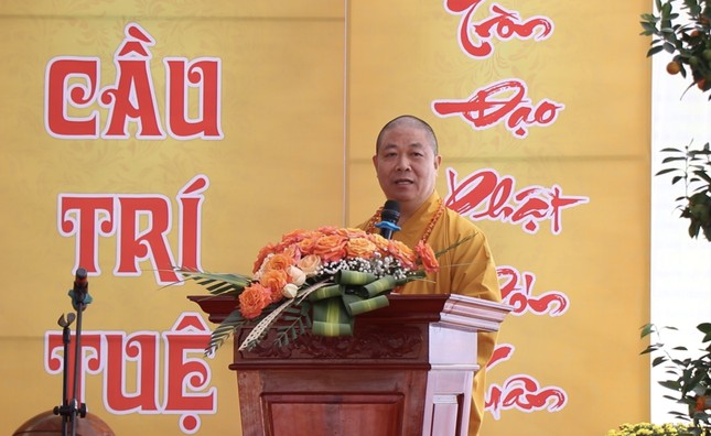 Hòa thượng Thích Thọ Lạc phát biểu khai mạc Hòa thượng Thích Thọ Lạc phát biểu khai mạc