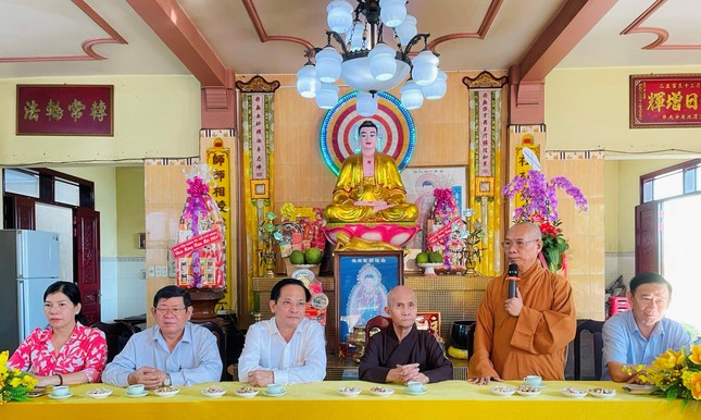 Hòa thượng Thích Huệ Minh phát biểu Hòa thượng Thích Huệ Minh phát biểu