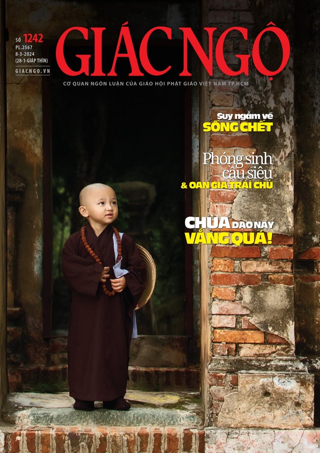 Bìa Báo Giác Ngộ số 1242 - Mỹ thuật: Tống Viết Diễn/BGN