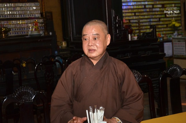 Thượng tọa Thích Từ Trí phát biểu Thượng tọa Thích Từ Trí phát biểu