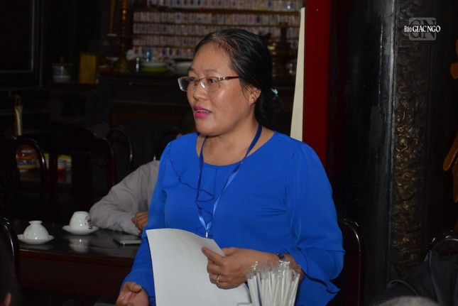 Bà Lê Kim Thanh phát biểu tại buổi làm việc Bà Lê Kim Thanh phát biểu tại buổi làm việc