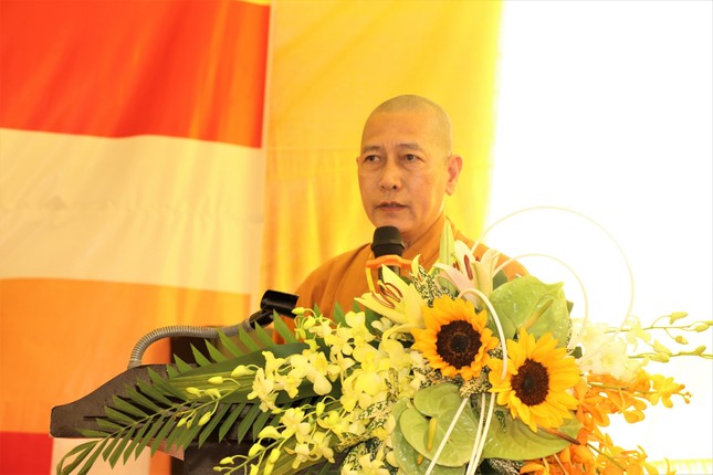 Thượng tọa Thích Từ Nguyện phát biểu khai mạc