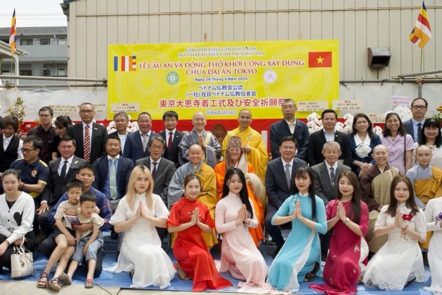 Chùa Đại Ân được khởi công xây dựng là niềm ao ước chung của Phật tử Việt Nam đang sinh sống và làm việc tại Nhật Bản Chùa Đại Ân được khởi công xây dựng là niềm ao ước chung của Phật tử Việt Nam đang sinh sống và làm việc tại Nhật Bản