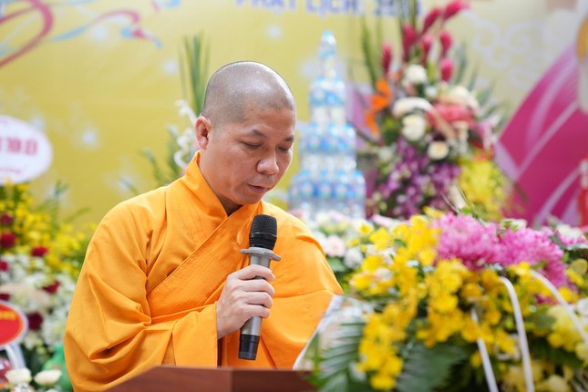 Đại đức Thích Trí Thuần đọc Diễn văn Đại lễ Phật đản Phật lịch 2568
